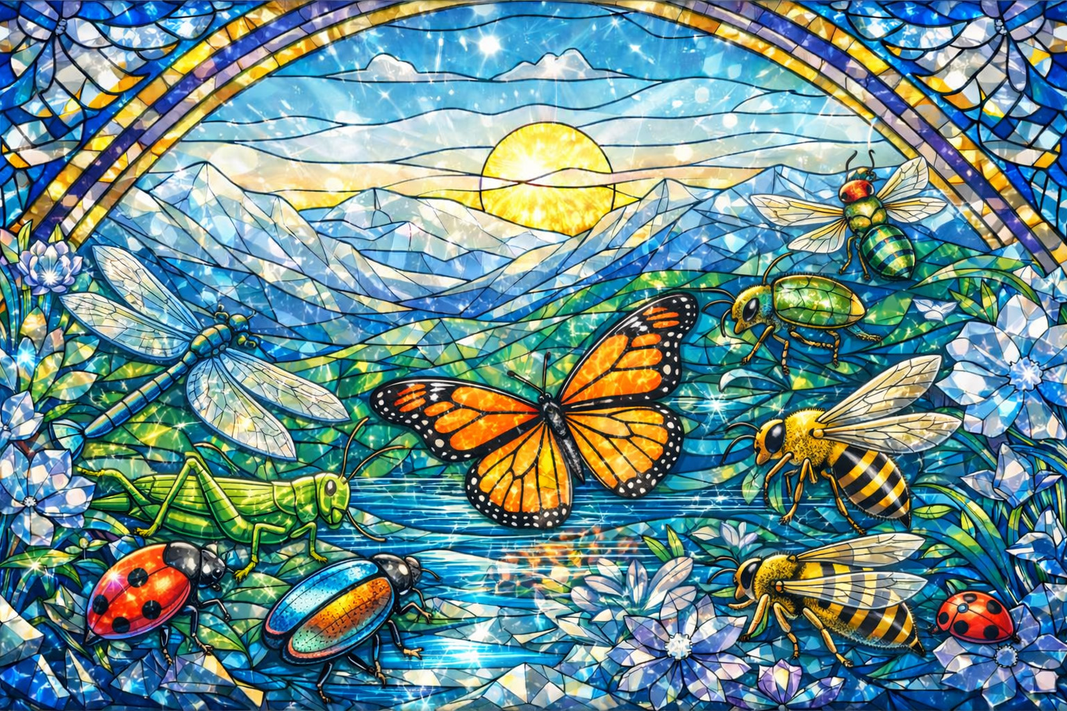 Artropodi in Vetro di Murano