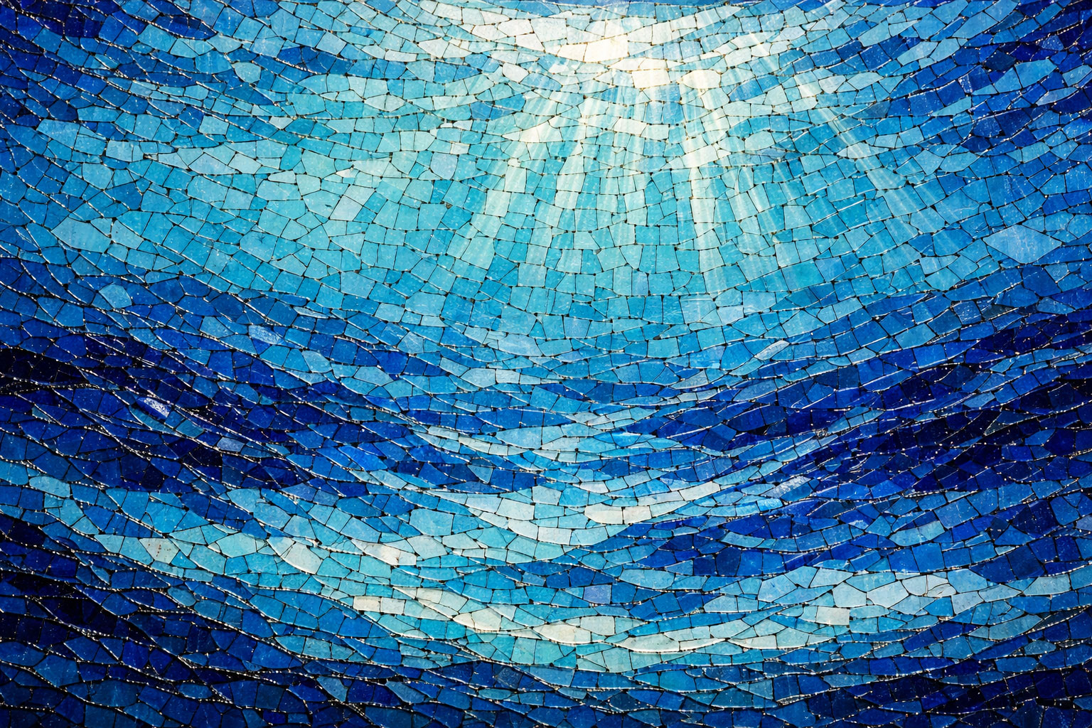 Bioma (Oceano Aperto Pelagico) in Vetro di Murano