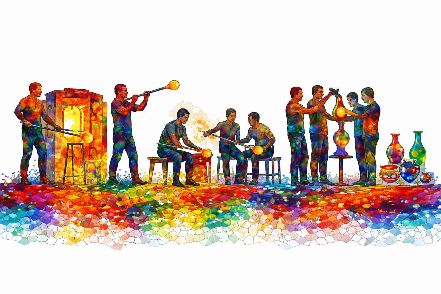 Come Nasce un’Opera in Vetro di Murano