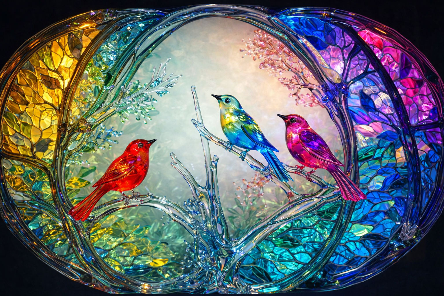 Murano Glass Birds