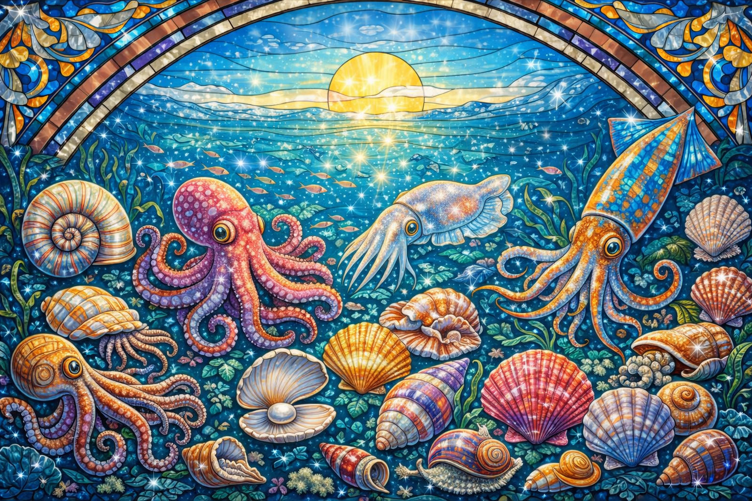 Murano Glass Mollusks