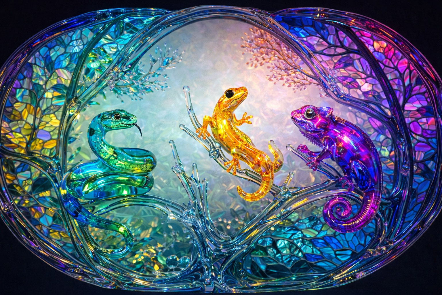 Murano Glass Reptiles