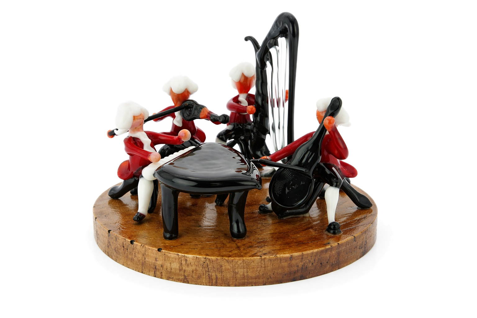 Murano Glass Venetian Orchestra Figurine